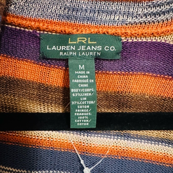 Ralph Lauren Fringe Sweater Cardigan - Picture 3 of 3
